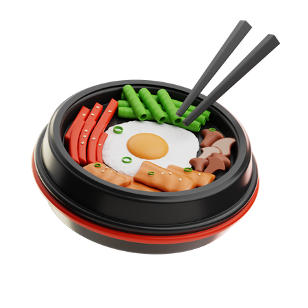 Bibimbap  3D Icon