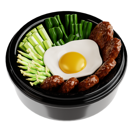 Bibimbap  3D Icon