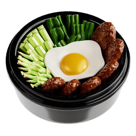 Bibimbap  3D Icon