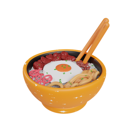 Bibimbap  3D Icon