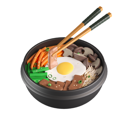 Bibimbap  3D Icon