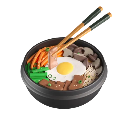 Bibimbap  3D Icon