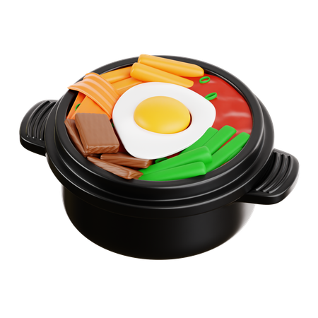 Bibimbap  3D Icon