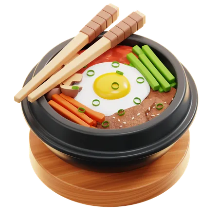 Bibimbap  3D Icon