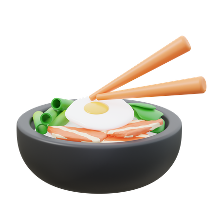 Bibimbap  3D Icon