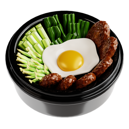 Bibimbap  3D Icon