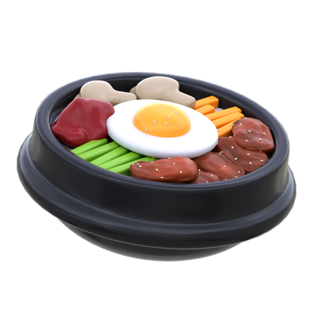 Bibimbap  3D Icon