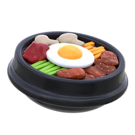 Bibimbap  3D Icon