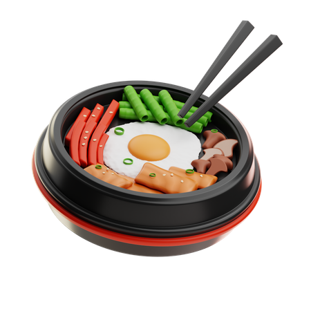 Bibimbap  3D Icon