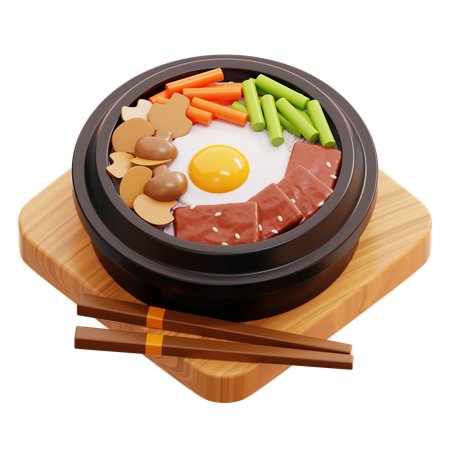 Bibimbap  3D Icon