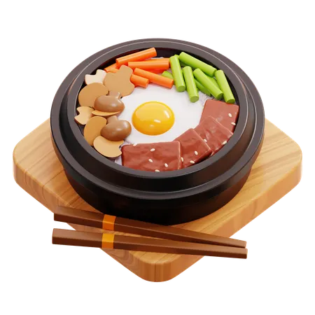 Bibimbap  3D Icon
