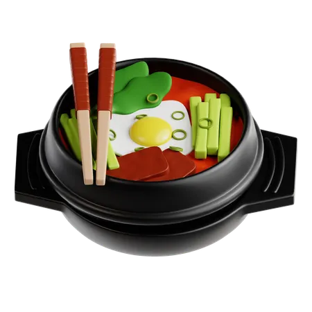 Bibimbap  3D Icon