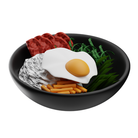 Bibimbap  3D Icon