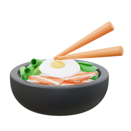 Bibimbap  3D Icon