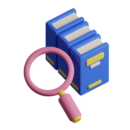 Biblioteca  3D Icon