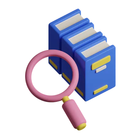 Biblioteca  3D Icon