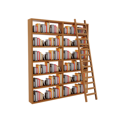 Biblioteca  3D Icon