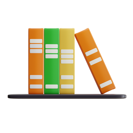 Biblioteca  3D Icon