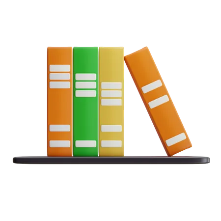 Biblioteca  3D Icon