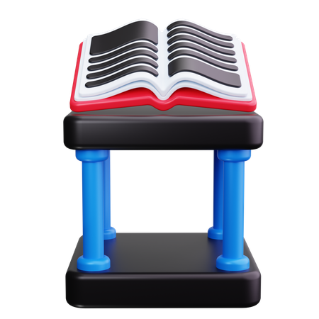 Biblioteca  3D Icon