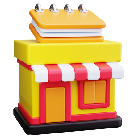 Biblioteca  3D Icon