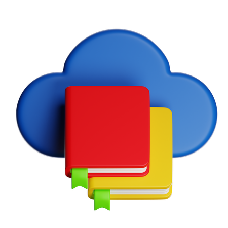 Libreria digital  3D Icon