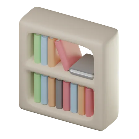 Libros de la biblioteca  3D Icon