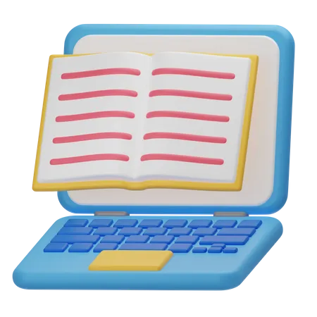 Biblioteca on-line  3D Icon