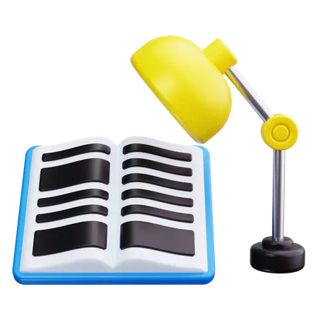 Bibliothek lampe  3D Icon