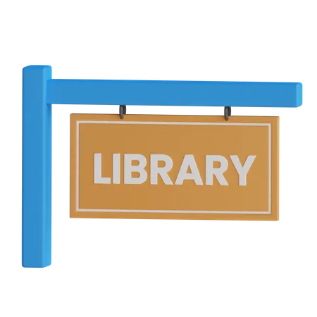 Bibliothek zeichen  3D Icon