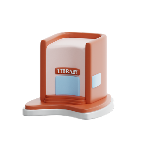 Bibliothèque  3D Icon