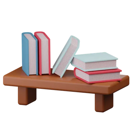 Étagère à livres  3D Icon