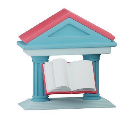 Bibliothèque  3D Icon