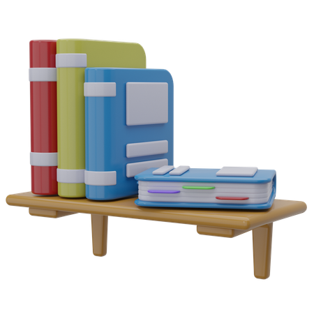 Étagère à livres  3D Icon