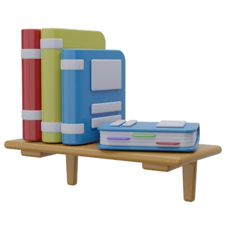 Étagère à livres  3D Icon