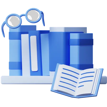 Bibliothèque  3D Icon