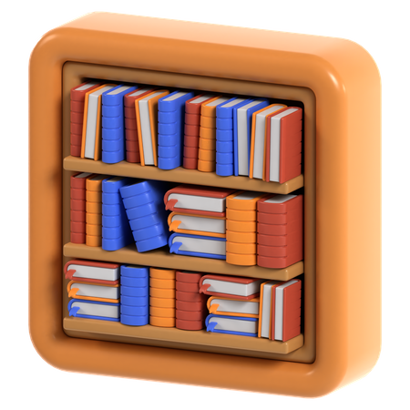 Bibliothèque  3D Icon