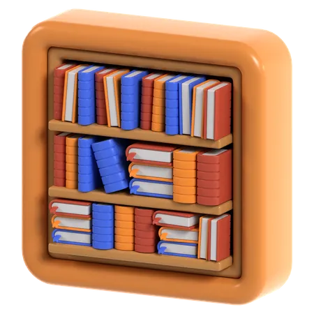 Bibliothèque  3D Icon