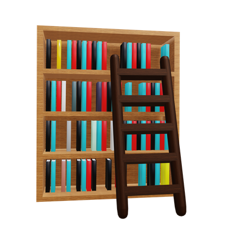 Étagère à livres  3D Icon