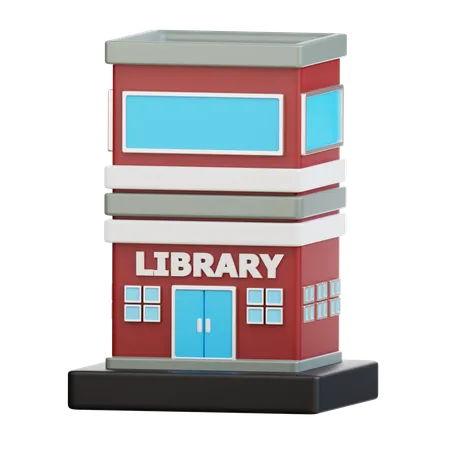 Bibliothèque  3D Icon