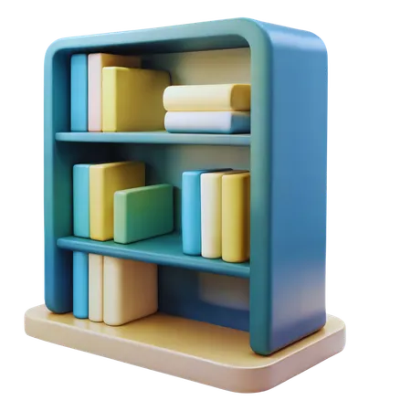Étagère à livres  3D Icon
