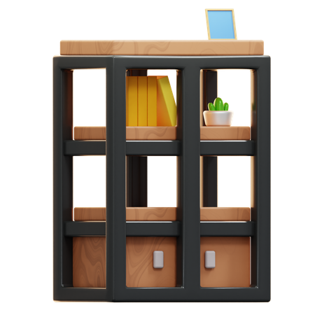 Bibliothèque  3D Icon