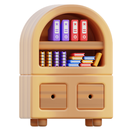 Bibliothèque  3D Icon