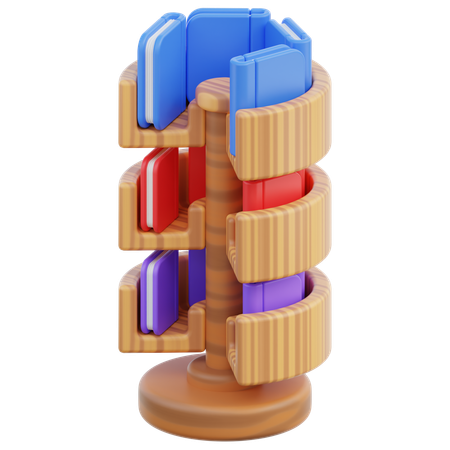 Bibliothèque  3D Icon