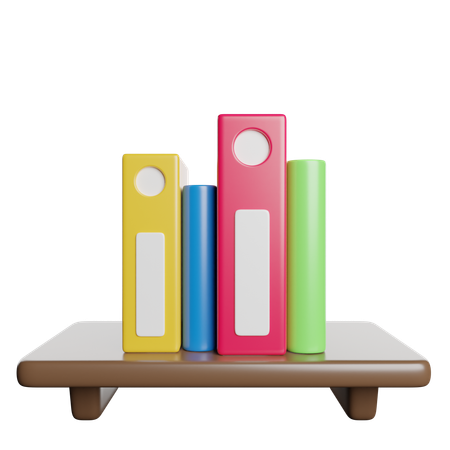 Étagère à livres  3D Icon