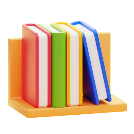 Étagère à livres  3D Icon