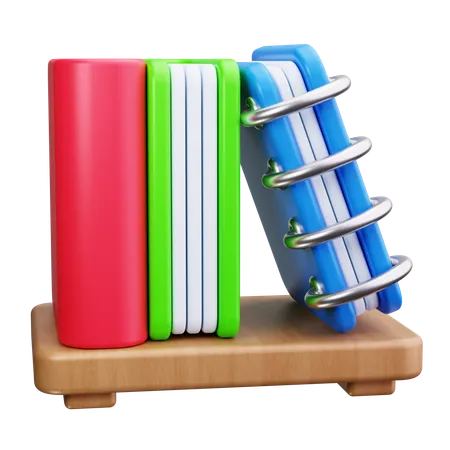 Étagère à livres  3D Icon