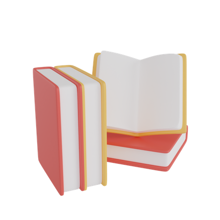 Bibliothèque  3D Illustration