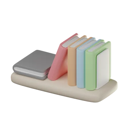 Étagère à livres  3D Icon