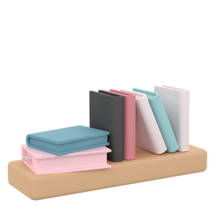 Étagère à livres  3D Icon